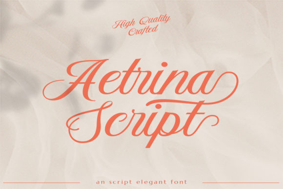 Aetrina Script Font for Elegant Web Design