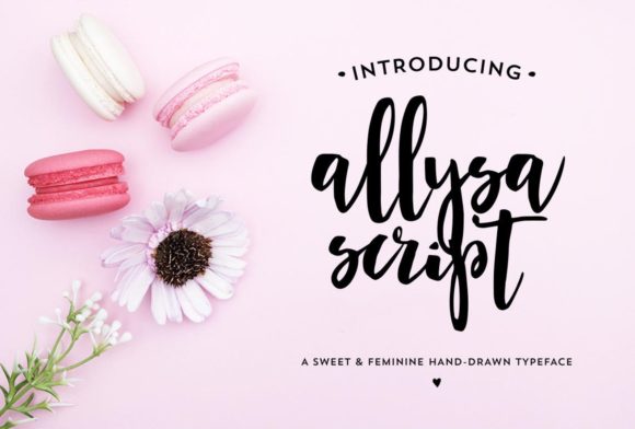 Allysa Script Font: A Designer’s Branding Test