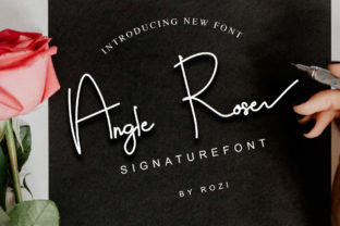 Angle Rose Font: A Web Designer’s Layout Test