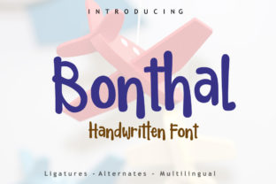 Bonthal Font: A Friendly Handwritten Typeface for Crafters