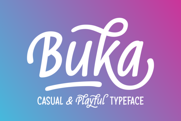 Buka Font: Friendly Handwritten Typography for Web Design