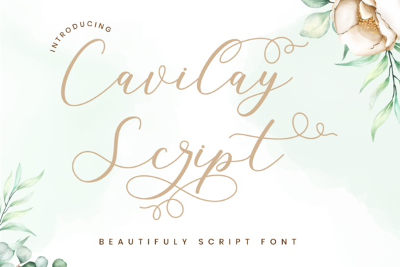 Elevate Brand Identity with Cavilay Script Font