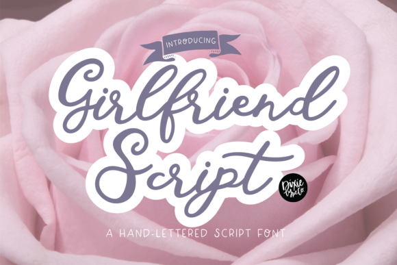 Girlfriend Script Font for Editorial Design