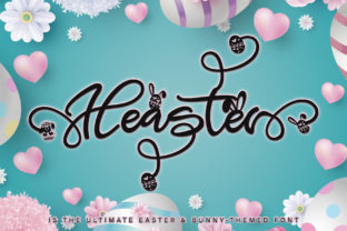 Heaster Font: A Friendly Script for Handmade Products