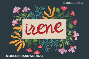 Irene Font: A Handwritten Typeface for Editorial Warmth