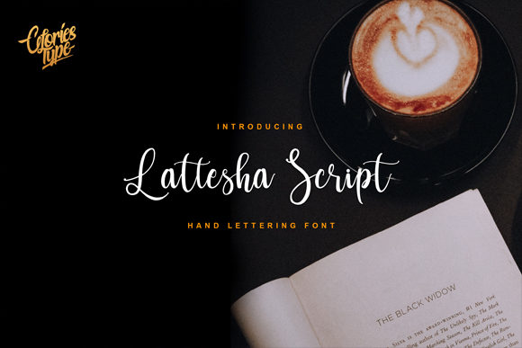 Lattesha Script Font for Elegant Handmade Products