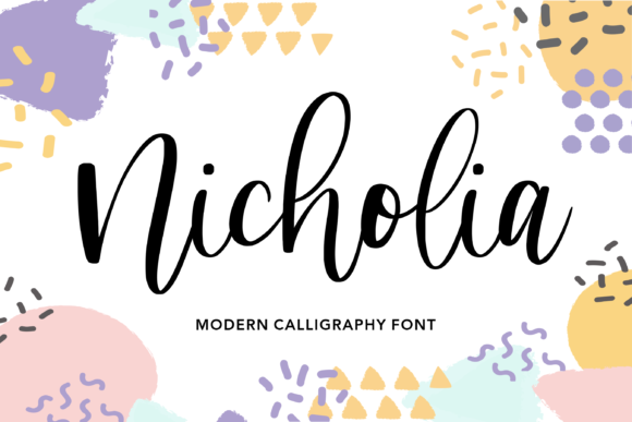 Nicholia Font: A Modern Script for Editorial Design