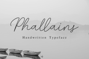 Phallain Script Font for Handmade Crafts
