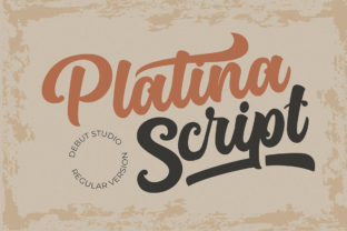 Platina Script - Regular Font for Modern Branding