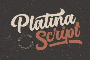 Platina Script - Rough: A Bold Handwritten Font Review
