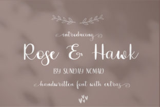 Rose Hawk Font: Friendly Handwritten Script for Web Design