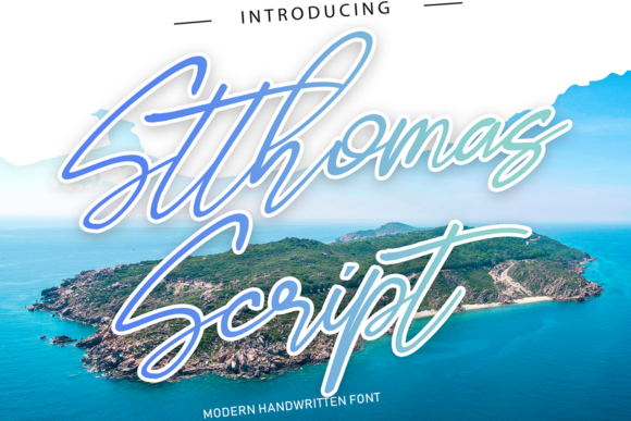 Stthomas Script Font for Elegant Handmade Designs
