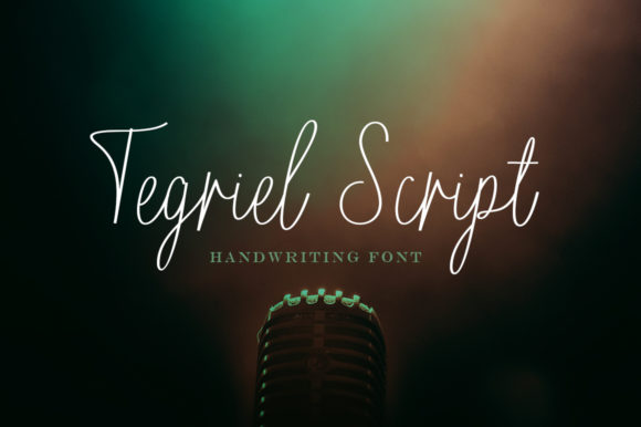 Tegriel Script Font for Elegant Web Design