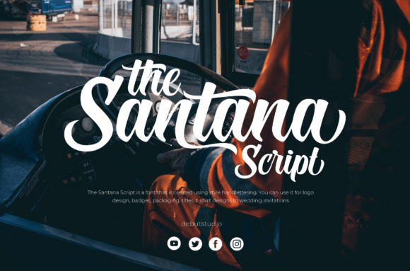 The Santana Script Font: An Editorial Design Review